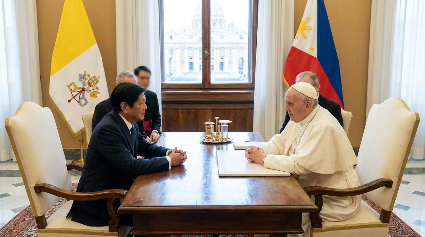 Marcos, Santo Papa nag-usap: Pag-ibig o Politika ang Tunay na Pakay?! π΅ππ»π¦ Alamin ang Sikreto!