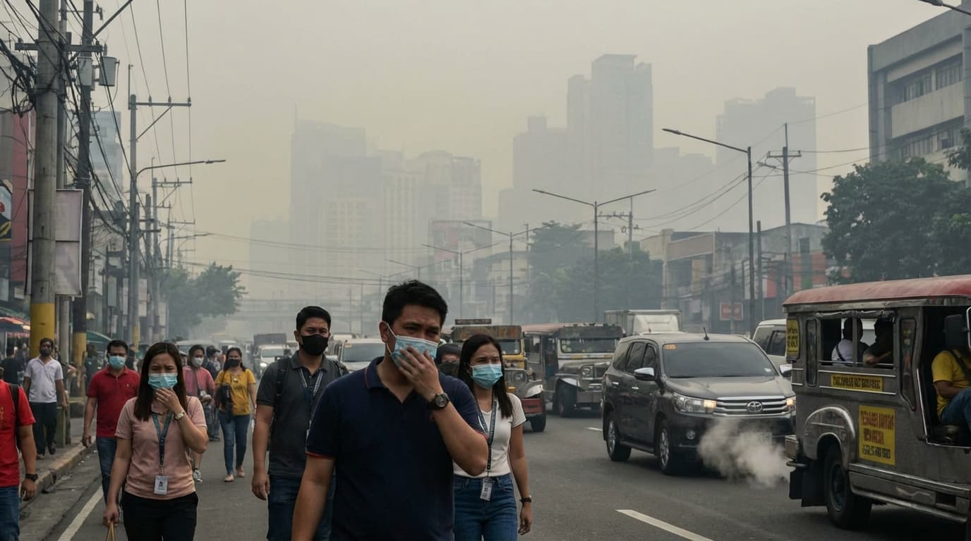 Grabe! Polusyon sa Maynila, Umuubo Na Naman! Mag-Maskara Ka Na Ba, O Magiging Paborito Mo Ang Smog?!