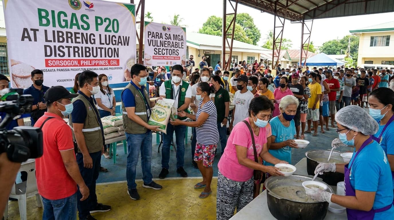 SORSOGON, MAY PAKULO NA NAMAN! Bigas na P20 at libreng lugaw, para kanino nga ba talaga?! 😱