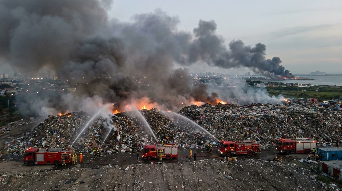 Grabe! Ang Malaking Basurahan ng Navotas, Nagliliyab! Ano ang Susunod na Mangyayari?! 🔥