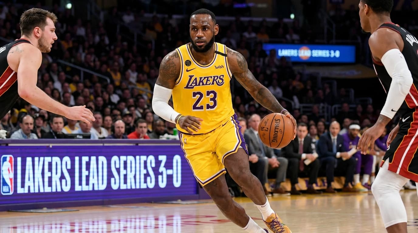 LEBRON JAMES, NAGPAPATANDA NA BA? Lakers, 3-0 NA SA SERIES! Panalo Pa Rin Kahit Pa-Slow Mo!