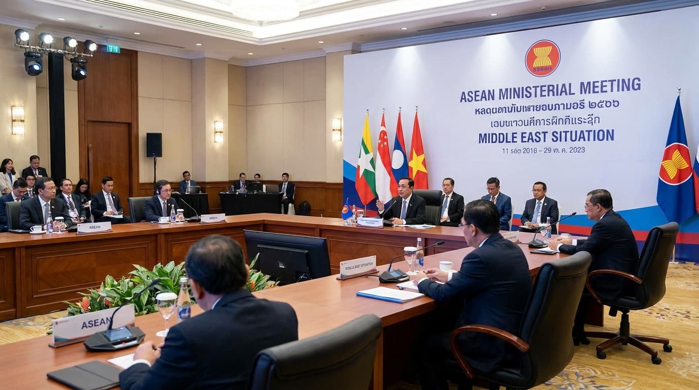 Mga Ministro ng ASEAN, Nagkakaisa sa Gitna ng Kaguluhan sa Gitnang Silangan - Pero Bakit Nga Ba?!
