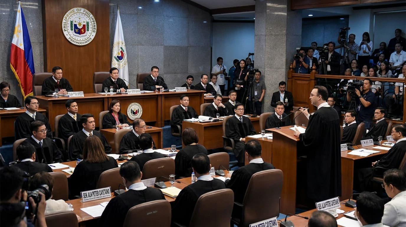 Senador Cayetano, ipinatawag ang mga senador sa impeachment court! Ano ang nakakalokong dahilan at kailangang magsuot ng ROBES?!