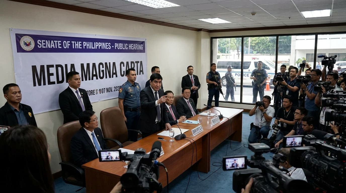 Shooting sa Senado, Tulfo Nag-react! Media Magna Carta, Magiging Katotohanan Na Ba o Isa Lang Panaginip?!