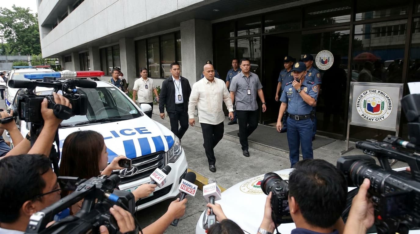 SENADOR DELA ROSA, NAKUHAAAN NG ESCORT SA SENADO? PNP CHIEF, NAG-UTOS NG IMBESTIGASYON! KAKASA KA BA SA PRADABET?