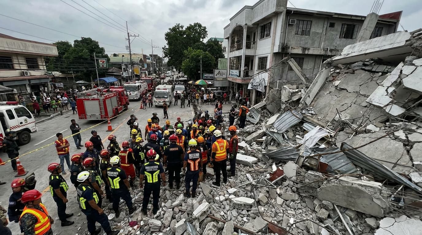 GRABE! Higit 20 Nakulong sa Gumuho na Gusali sa Angeles City! Makakalabas pa ba sila?! 😱