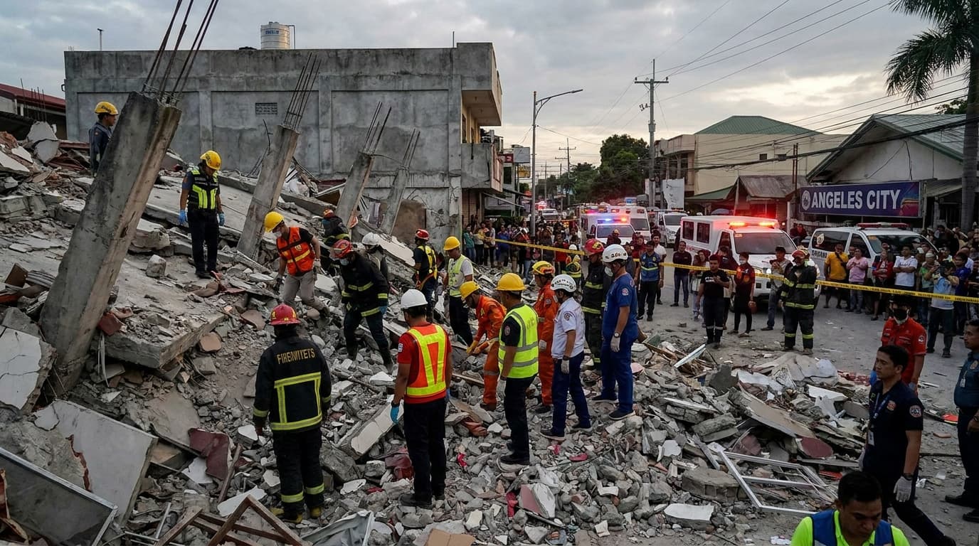 3 Patay sa Pagguho ng Gusali sa Angeles City: Ito na ba ang Katapusan?! Manood ng Live Updates Dito!