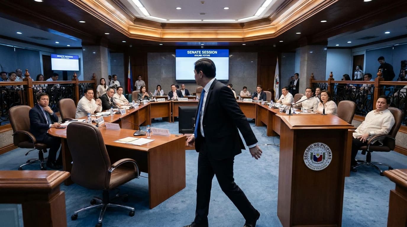 SENADOR NAG-WALKOUT SA SESYON DAHIL SA ONLINE VOTING? ITO NA BA ANG SIMULA NG KATAPUSAN NG SENADO?!