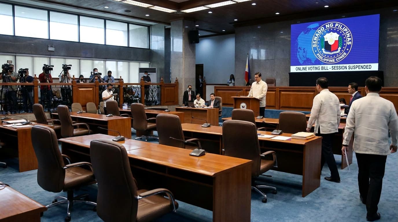 Senado, Nag-walkout ang Minorya! Ano ang Tinatago Nila sa Online Voting?! 😱