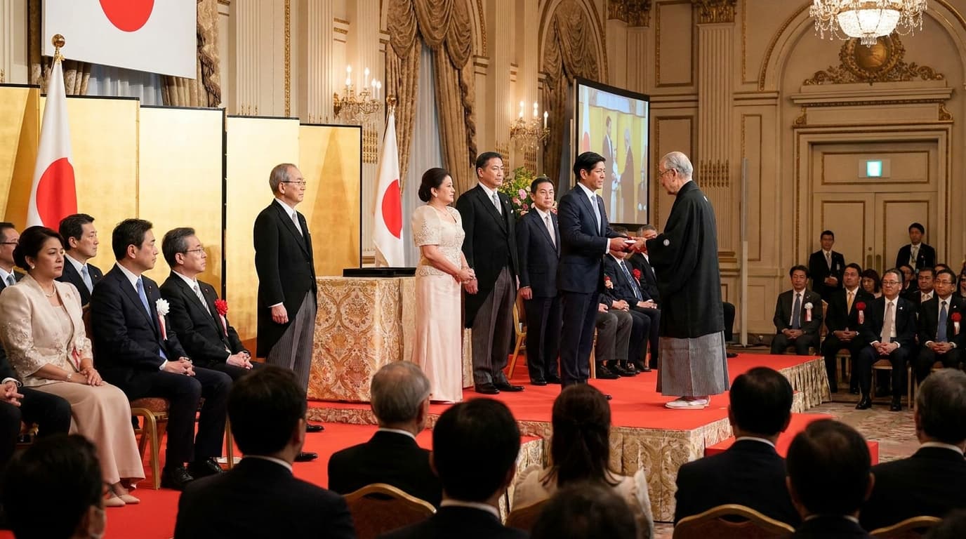 PBBM at First Lady, Ginawaran ng Pinakamataas na Karangalan sa Japan! Pero Bakit Kaya May Nakakunot na Noo?