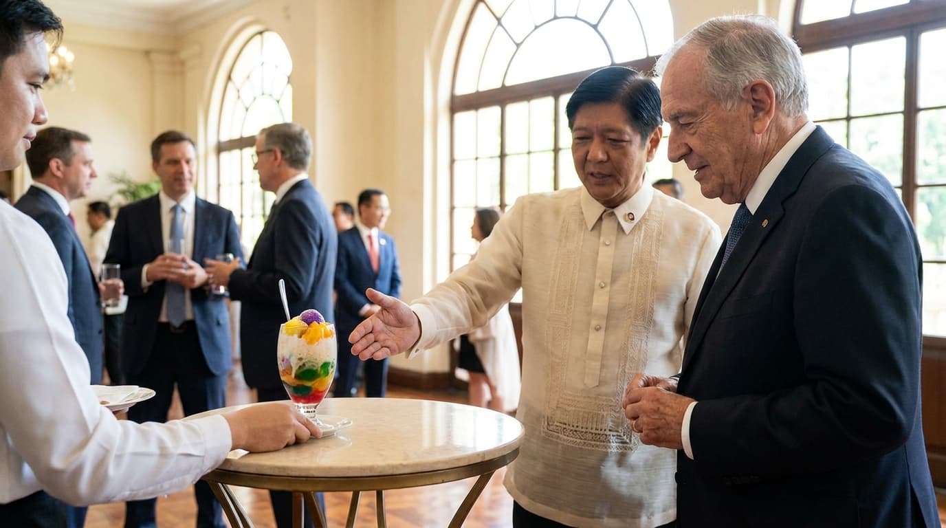 MALACAÑANG NAGPAHALO-HALO SA PRESIDENTE? Emperor, binigyan ng dessert ni Marcos! Ano kaya ang sikreto?