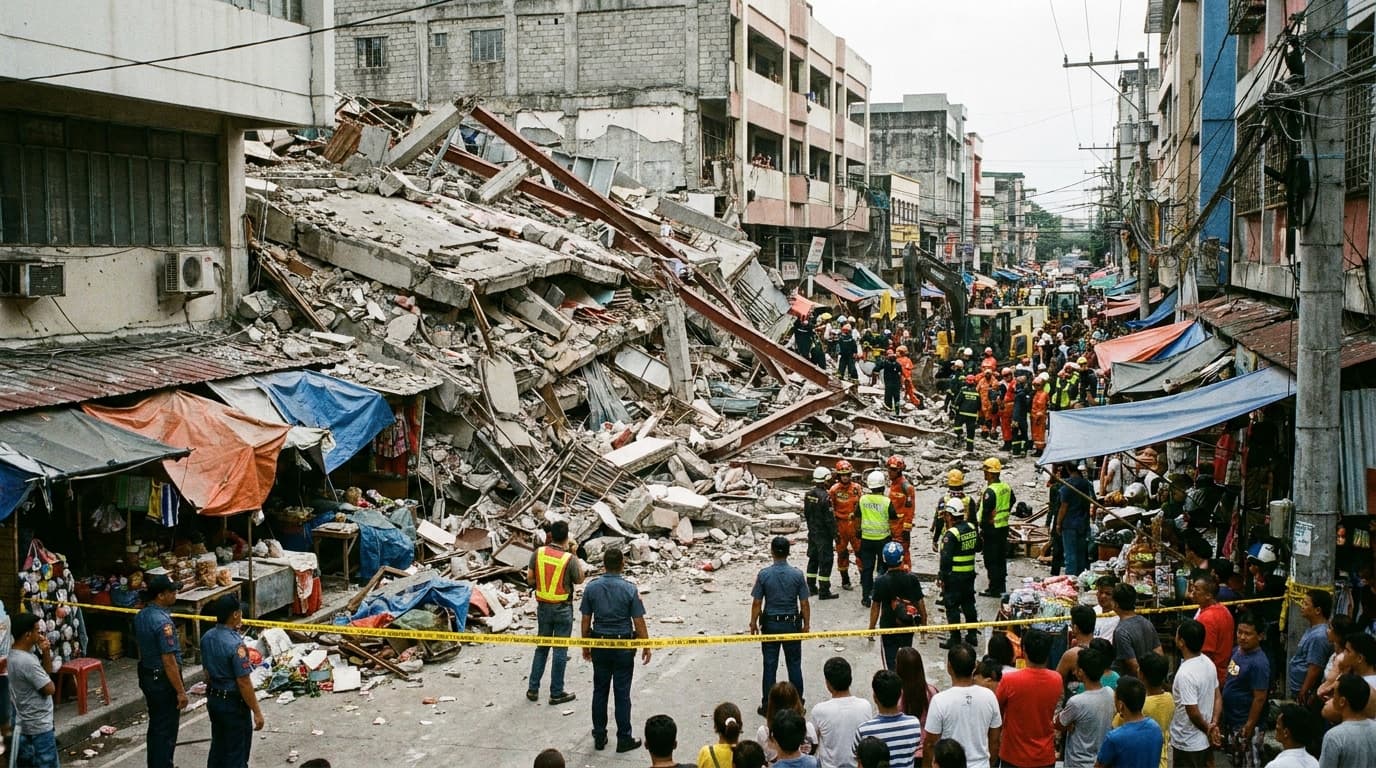 OMG! Mga Tindera at Tindero, Nalaglag Kasama ng Gusali sa Angeles?! 😱 Ang Katotohanan na Ayaw Nila Malaman Mo!