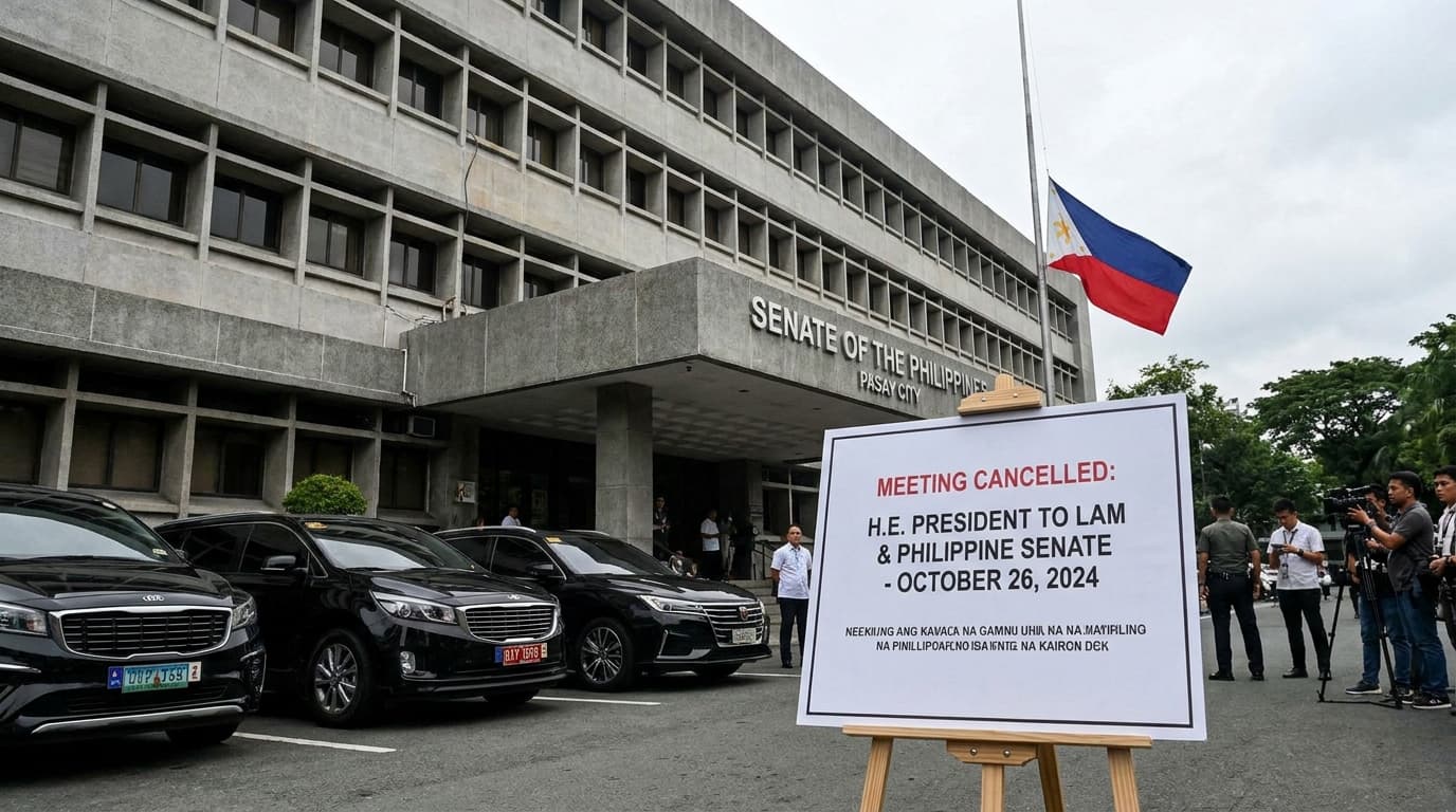 ¡PAGKA-CANCELLED ang Meeting ni Pres. To Lam sa Senado ng Pilipinas! Ano ang Totoong Dahilan? Alamin DITO!