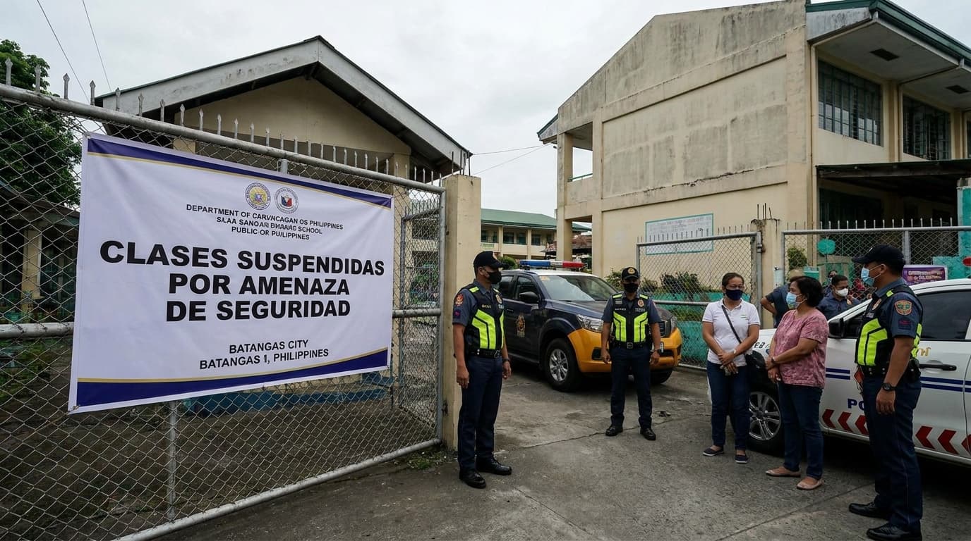 ¡Peligro en Batangas! ¿Clases suspendidas por amenaza de bala? ¡Entérate de todo!