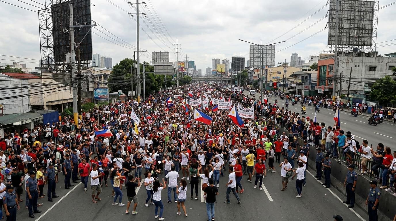 EDSA NAKAKABALIW NA NAMAN! AFP, NANANAWAGAN SA 'MAAYOS' NA PROTESTA HABANG LIBU-LIBO ANG NAGSASAYAW SA KALSADA! MAY KONEKSYON KAYA SA PRADABET?!