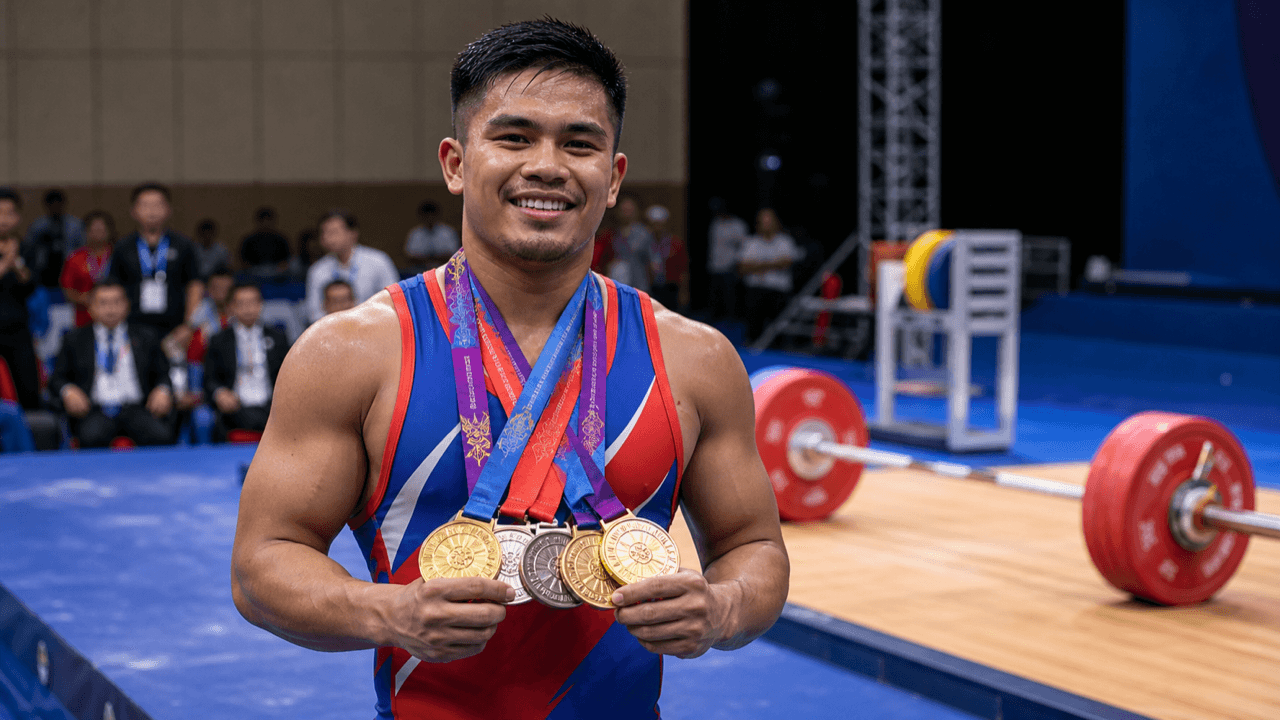 Limang Medalya sa Isang Bagsakan! Paano Binuhat ni Peralta ang Eksena sa Asian Weightlifting?