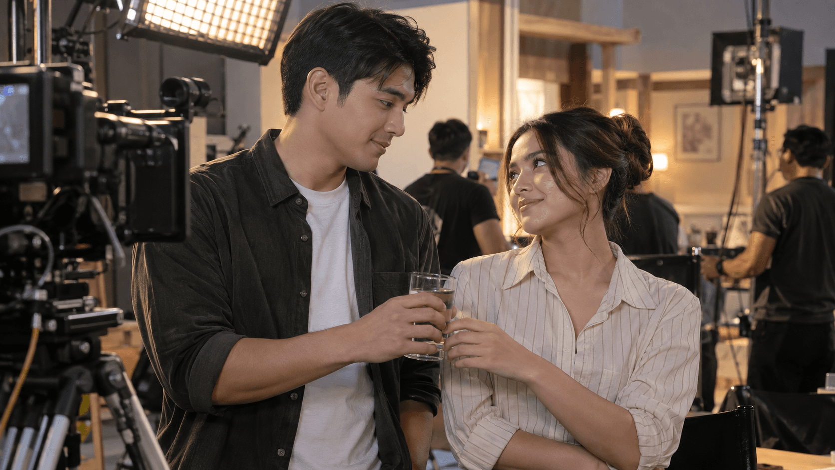Kilig Alert! Kunwari Lang Ba ang Pag-iibigan nina Gabo at Sam—o Totoo Na ang “Sigabo” sa Likod ng Kamera?