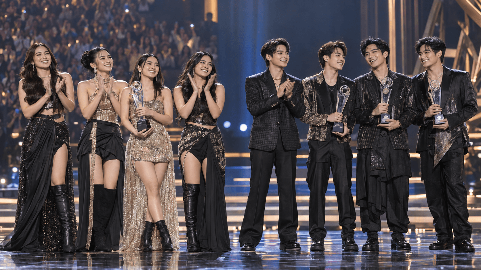BINI wagi bilang Artist of the Year, SB19 may tatlong tropeo—Sino ang tunay na hari ng P-pop?!