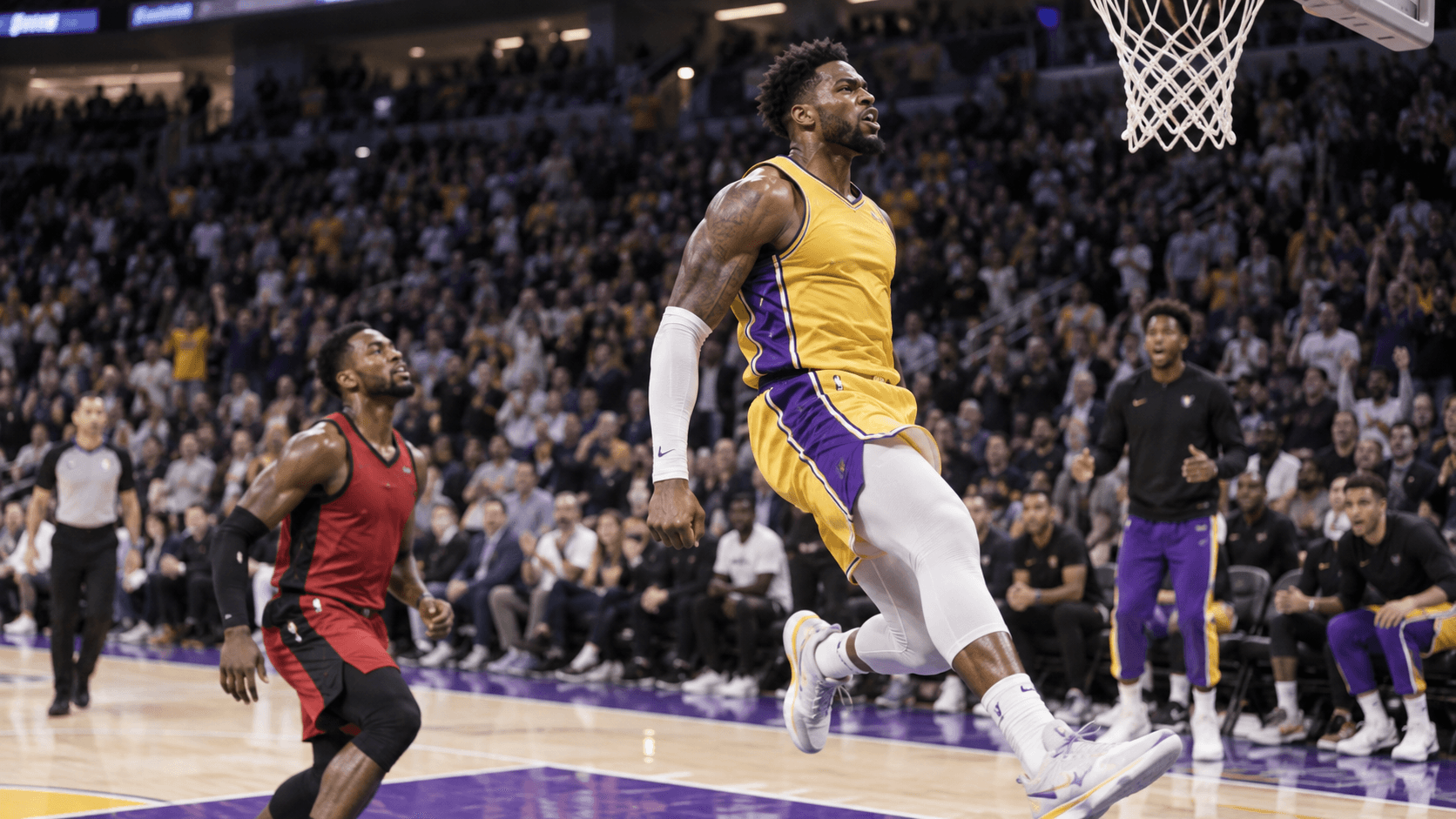 REAKSIYON NI LUKA, NAGPAKULOBA! Bagong Lakers Star, Nagpasabog sa Kings sa 24-Point Win!